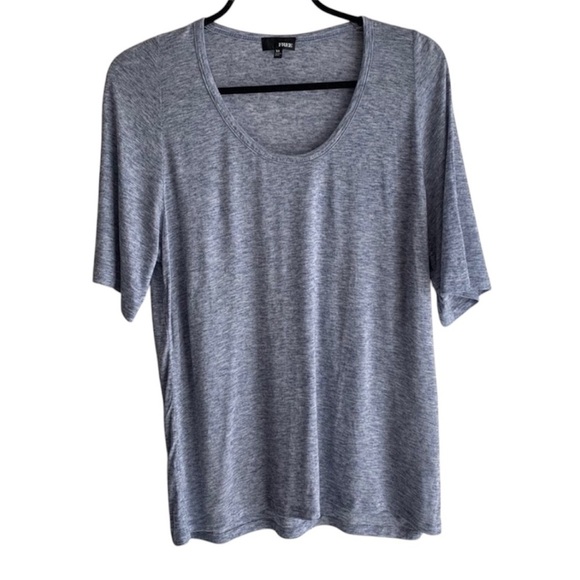 Aritzia Wilfred Free T-Shirt Heathered Oversized Marle Crew neck Short Sleeve XS - Picture 3 of 15